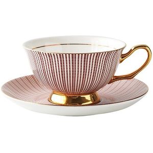 Mode Keramische Kopje Koffie Schotel Moderne Eenvoudige Afternoon Tea Cups Porselein Theekopje Exquisite Upscale Home Decor Cups