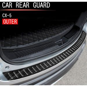 Auto Achterbumper Kofferbak Guards Kofferbak Anti-Scratch Guards Achterbumper Trim Cover Voor Mazda CX-5