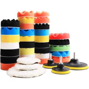 38Pcs Polijsten Pad Kit Buffing Pads Car Care Polijstmachine Waxen Polijsten Set