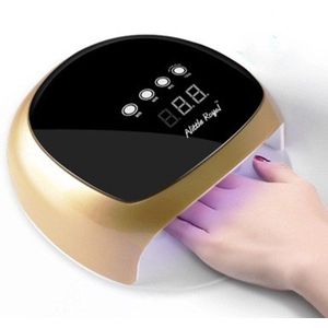 52 W Dual UV Lamp LED Nail Lamp Automatische sensing Nail Droger Manicure Tool Curing Gel Polish/60 s/90 s/120 Timer LCD display