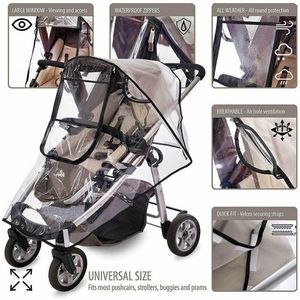 Universal Buggy Regenhoes Voor Kinderwagen Wandelwagen Kinderwagen Regenhoes Waterdichte Universele Wandelwagen Regenhoes Buggy Regenhoes