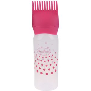 1 Pcs 170 Ml Haarverf Applicator Flessen Plastic Verven Shampoo Fles Olie Kam Borstel Styling Tool Haarkleuring haar Tools