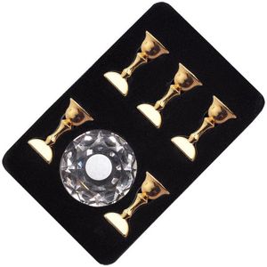 Manicure Praktijk Nail Houder Magic Crystal Gem Nail Houder Lotus Base Met Magnetische Lotus Base