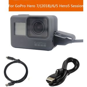Voor Gopro Hero 7/6/5 Opladen Usb Hero5 Sessie Kabel Type-C Sync Data Usb Kabel Voor Go pro Action Sport Camera Accessoires