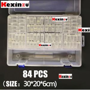 Kexinzu 42/64/84/100/124 Pcs Diamond Schilderen Cross Stitch Gereedschap Kralen Container Borduren Opslag Accessoire Mozaïek doos