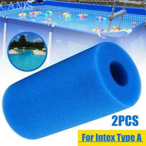 2 Stuks Herbruikbare Zwembad Foam Filter Spons Filter Cartridge Voor Intex Type A En Type H Cleaner Zwembad accessoires