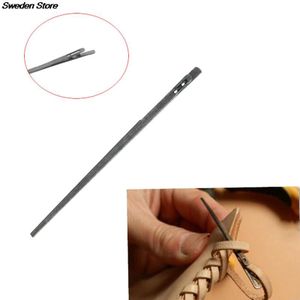 Diy Lederen Stitch Craft Tool Leer Breien Naald Dubbele Gat Lederen Touw Kant Naald Hand Stitch Naald