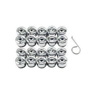 Air Stofkap Auto Band Schroef Cover Auto Band Schroef Cover Electroplated Zilver