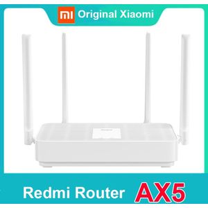 Xiaomi Redmi Router AX5 2.4G/5.0Ghz 256M Wifi 6 Mesh Gigabit Dual-Band Draadloze wifi Repeater 4 High Gain Antennes Router