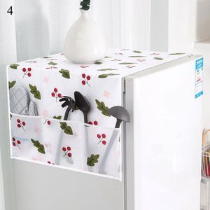 Geometrische Wasmachine Deksel Koelkast Stofkap Klassieke Kleurrijke Koelkast Organizer Magnetron Covers Thuis Textiel