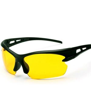 Nachtzicht Bril Voor Rijden Beschermende Gears Goggles Geel Lens Ultra Licht Frame Zonnebril Anti-Glare Fietsen Bril