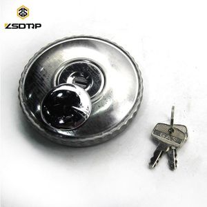 ZSDTRP K750 Side Motorfiets Rvs Brandstoftank Lock Cap met Sleutel Voor Motor Ural M72 BMW R50 R1 R12 R 71