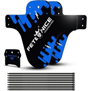 Fetesnice Mtb Racefiets Spatlappen Fietsen Fiets Vleugels Voor/Achter Fiets Spatbord Voor Mountainbike Fenders