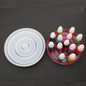 Diy Hand Made Crystal Silicone Mold Voor Hars Epoxyhars Mal Pigment Fles Lippenstift Opbergdoos Lijm Uv hars Mallen