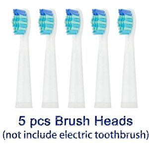 Seago Elektrische Tandenborstel Met 1 Opzetborstels Batterij Sonic Tanden Borstel Diepe Reiniging Inbegrepen Zachte Haren SG503