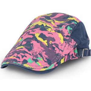 Ivy Caps Mannen Vrouwen Camouflage Baret Krantenverkoper Vizieren Zonnehoed Gorras pet Winter Hoeden Verstelbare Meisje Causale Ademende Cap