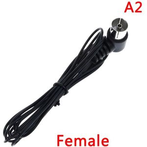 Dlenp 75Ohm Antennes Fm Antenne Unbal Voor Geluid Natuurlijke Geluid Stereo Receiver Voor Fm Radio/Hi-Fi/Dab/tv Indoor Gebruik Zwart