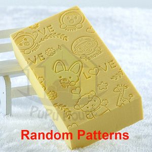 1Pc Diverse Patronen Spons Bad Borstel Multifunctionl Zachte Lichaam Cleaning Scrubber Duurzaam Gezonde Massage Borstel Voor Kinderen Volwassenen