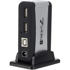 Hub Distributeur Usb Hub Met Base Voeding Externe Splitter Verticale 7 Poorten 480Mbps Usb 2.0 Niet Ondersteuning mac Os X. 5V