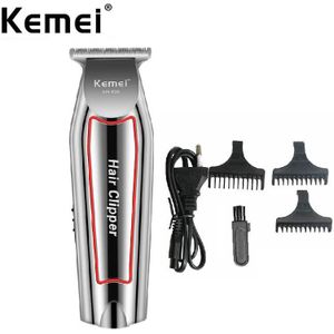 Kemei 032 Elektrische Tondeuse Oplaadbare Cordless Voor Mannen Baard Trimmer 0Mm Kaalhoofdige Tondeuse Snijmachine