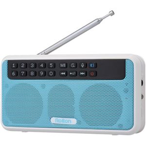 Rolton E500 Draadloze Bluetooth Speaker 6W Hifi Stereo Muziekspeler Draagbare Digitale Fm Radio Zaklamp Mic Handsfree record Tf