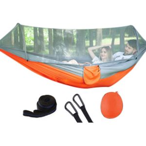 Outdoor Klamboe Parachute Hangmat Draagbare Camping Opknoping Slapen Bed Hoge Sterkte Slapen Swing 250x120cm