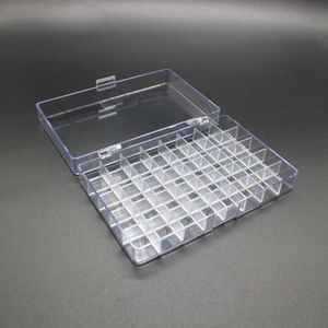 40 Compartments Storage Box Transparent Plastic Nail Art Jewelry Earring Case for storing earrings, rings, beads