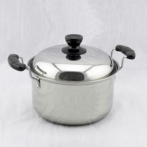 Amerikaanse Stijl Roestvrij Staal Hoge Pot Soep Pot Congee Pan Pan Inductie Kookplaat Universele Pot Grote Capaciteit Pot Kookpot