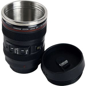 Rvs Slr Camera Koffie Lens Mok EF24-105mm Witte Koffiemok