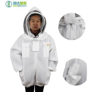 Imker Beschermende Pak Bijenteelt Jas Bijenteelt Bee Jas Transparante Etamine Kostuum voor Imker HDBC-003