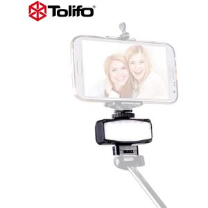 Tolifo HF1201 12 LED Fotografie Selfie Fill-in Flash Licht met 4 Modi Voor iPhone Sumsung Selfie Monopod Met USB Kabel