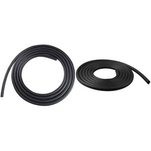 1 Stuks Auto Motor Deur Afdichting Weer Strip Hollow 157 Inch 4M & 1 Set Deur Seal Kit, ultimate Ruisonderdrukking Rubber