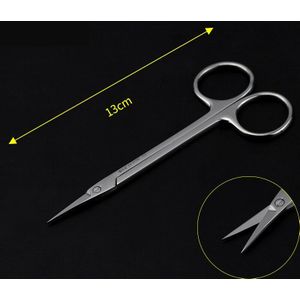Gum Scissors Stainless Steel Scissors Straight Elbow Dental Surgery Instruments Orthodontic Tools