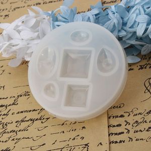 Siliconen Hars Mold Voor Sieraden Maken Ronde Witte Geometrische 8.2 cm (3 2/8 "") Dia., 1 stuk