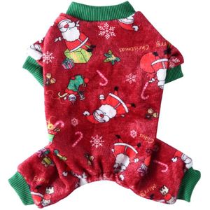 Kerst Huisdier Kleding Hond Pyjama Jumpsuit Jassen Kostuum Kerst Cadeau Kleding T-shirt Shirt