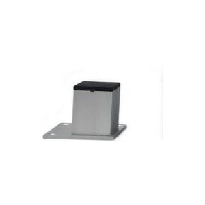 4 stks 5 cm Aluminium Kast Voeten Tafel Metalen Meubels Benen Vierkante Stand Base met Schroeven