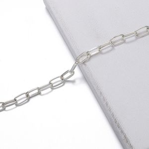 2 Meter 6 Mm Breedte Silver Gold Metal Rolo Kabel Link Grote Kettingen Ketting Armband Ketting Voor Sieraden Maken Diy craft