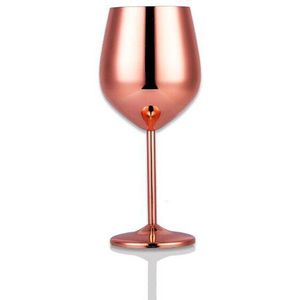 Rvs Rode Wijn Glas Zilver Rose Goud Bekers Sap Drinken Champagne Goblet Party Bar Keuken Gereedschap