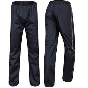 2 kleur Dubbele Laag Gelikter Zware Water Regenhoes Outdoor Sportkleding Volwassenen Motorfiets Regen-proof broek Plus Size