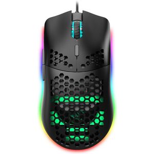 J900 Bedrade Gaming Muis 6400Dpi Programmeerbare Gaming Mouse Gamer Muizen Rgb Bedrade Muis Voor Laptop Computer
