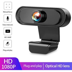 1080P Hd Webcam Met Microfoon Draaibaar Pc Desktop Web Camera Cam Mini Computer Webcamera Cam Video-opname Werk