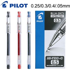 10 Pcs Pilot HI-TEC-C Gel Pen BLLH-20C3 BLLH-20C4 BLLH-20C5 0.3 Mm 0.4 Mm 0.5 Mm 0.25 Mm Kantoor En Student schrijven