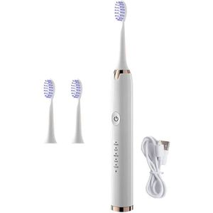 5 Modi Beschermende Vervanging Hoofd Ultrasone Golf Elektrische Tandenborstel Draagbare Mondhygiëne Usb Oplaadbare Reiniging Reizen