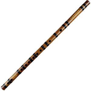 Bamboe Fluit met zwarte Lijn Muziekinstrumenten Traditionele Handgemaakte Chinese Houtblazers Instrument te Leren Dizi fluit