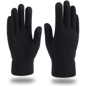 Touch Screen Gebreide Handschoenen Winter Herfst Mannen Vrouwen Dikker Wol Mitten Buiten Antislip Warmer Paar Handschoenen