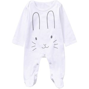 Pasgeboren Baby Rompertjes Leuke Baby Meisjes Jongens Lange Mouwen Rabbite Cartoon Leuke Romper Katoenen Baby Jumpsuit Cartoon Kostuum