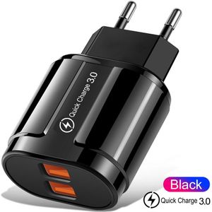 Usb Lader Universele Quick Charge 3.0 4.0 Snel Opladen Lader Adapter Voor Iphone Samsung Huawei Mobiele Telefoon Tablet 3A
