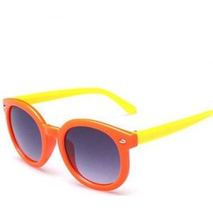 mode kinderen zonnebril ronde retro jongen meisje bril klassieke high-end populaire brand UV400 zonnebril