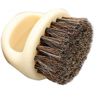 Kam Mannen Scheerkwast Kapper Salon Mannen Facial Baard Schoonmaken Apparaat Scheren Tool Scheermes Borstel Met Handvat