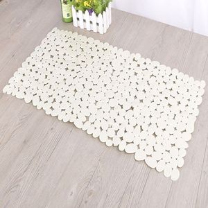 70Cm * 36Cm Cobblestone Badkamer Antislip Vloermat Pvc Badkamer Baden Massage Mat Rechthoekige Douche Imitatie stenen Vloer Mat